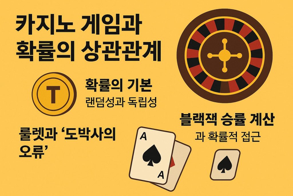 카지노 게임과 확률의 상관관계